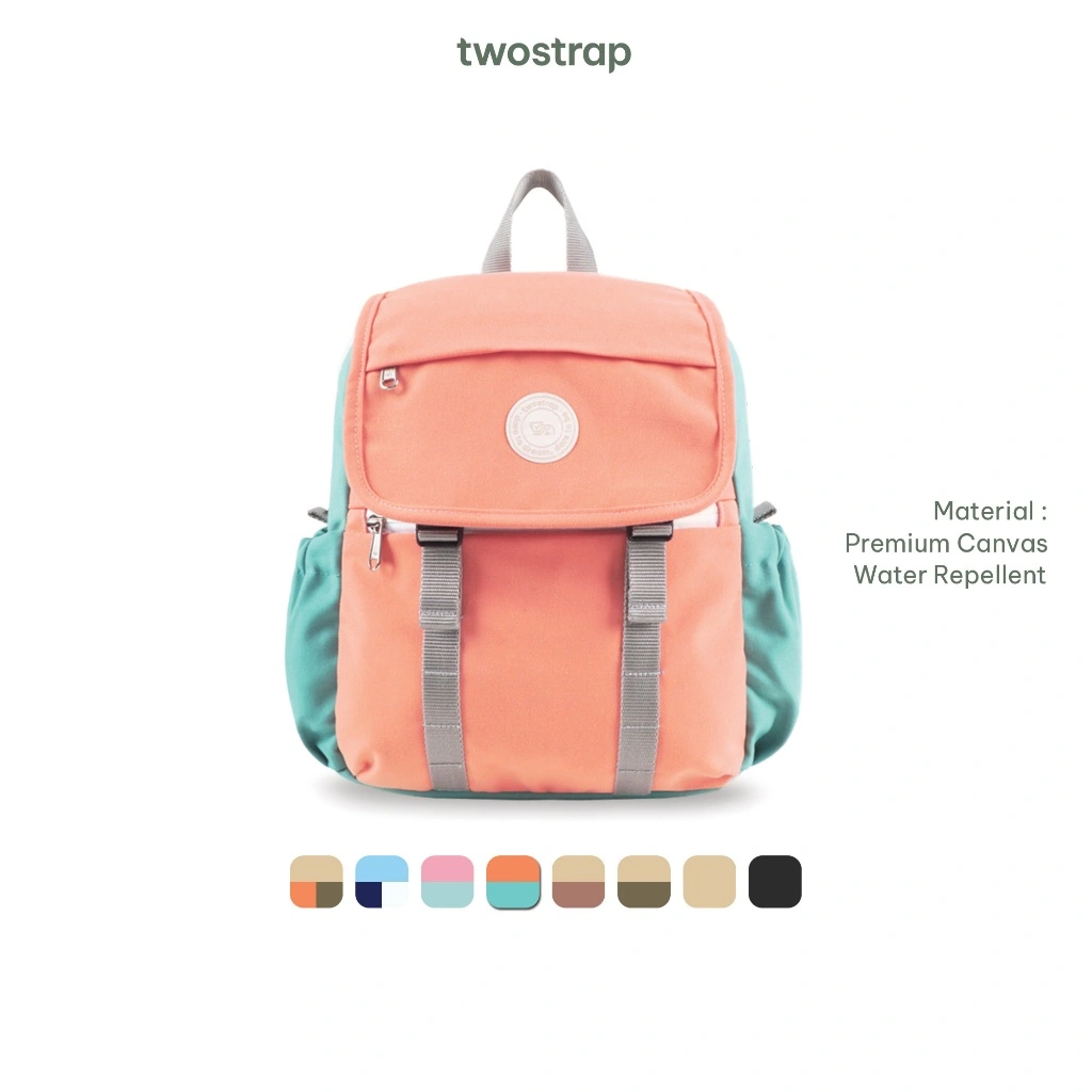 TWOSTRAP - Mini Flappy Backpack - Tas Ransel Wanita 12 Inch