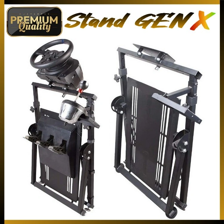 GEN X WHEELSERIES Racing Simulator Steering Wheel Stand Cockpit Kokpit Folding Version Mudah dilipat