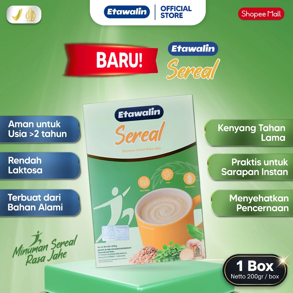 [NEW LAUNCH] - Etawalin Sereal untuk Kesehatan Pencernaan 200gr