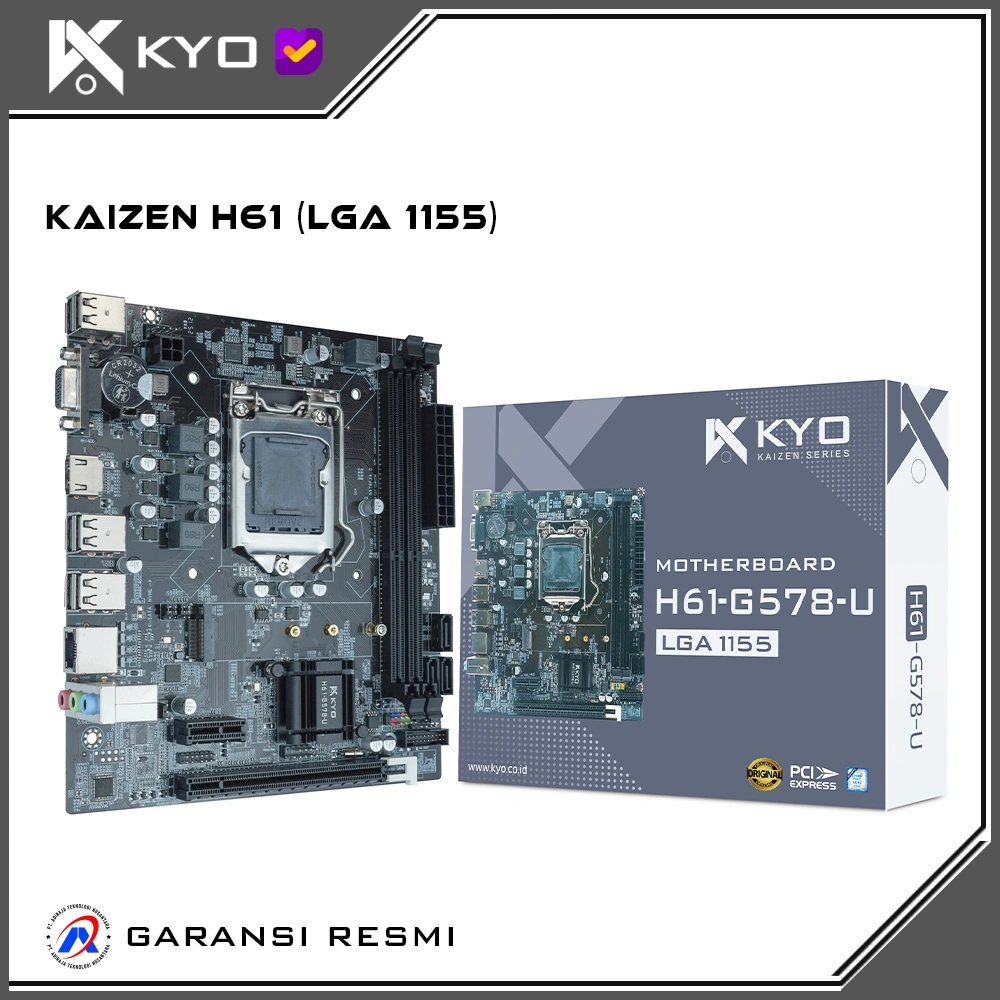 KYO Kaizen Motherboard H61 LGA1155 DDR3 H61 Mainboard mobo H61 INTEL