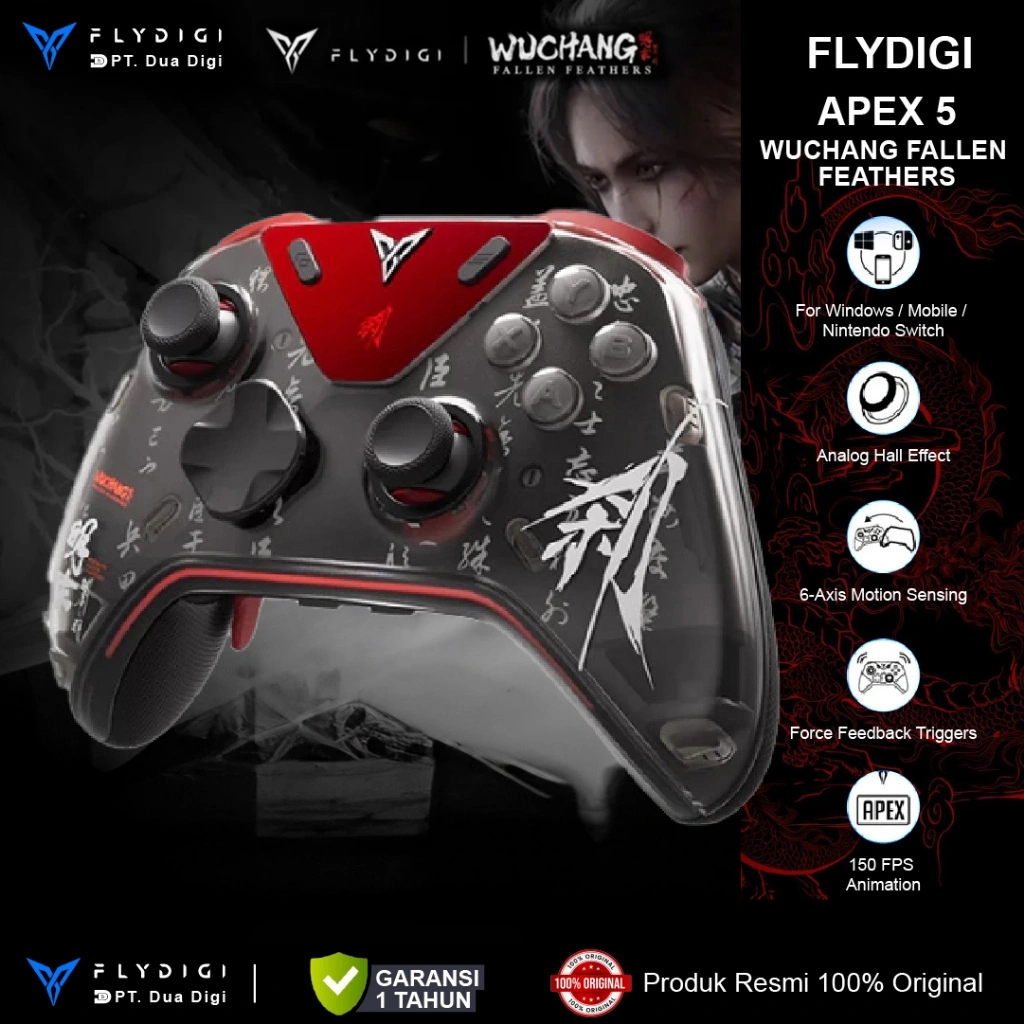 FLYDIGI Apex 5 Wuchang Fallen Feathers Limited Edition Wireless PC Controller Adaptive Trigger