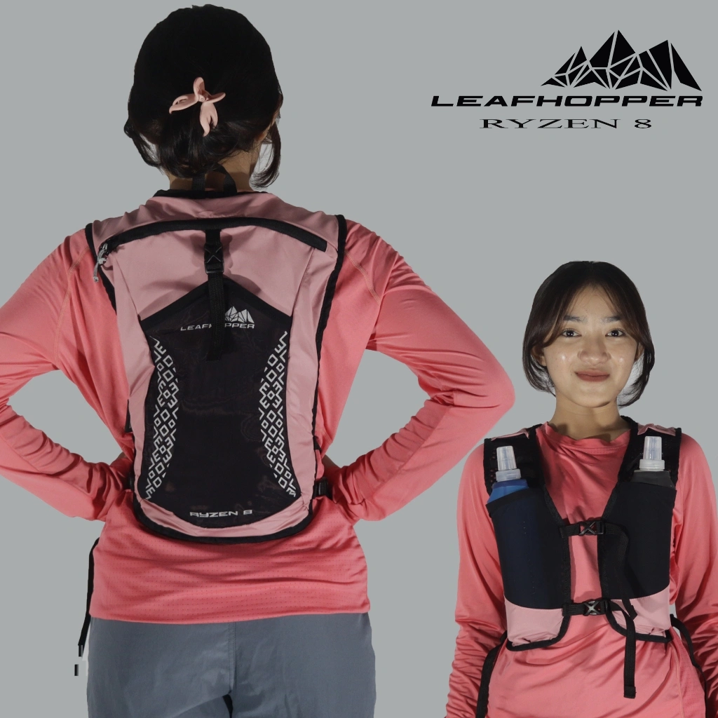 LEAFHOPPER HYDROPACK RYZEN 8 FOLDABLE TRAIL RUNNING DAN TAS SEPEDA ULTRALIGHT