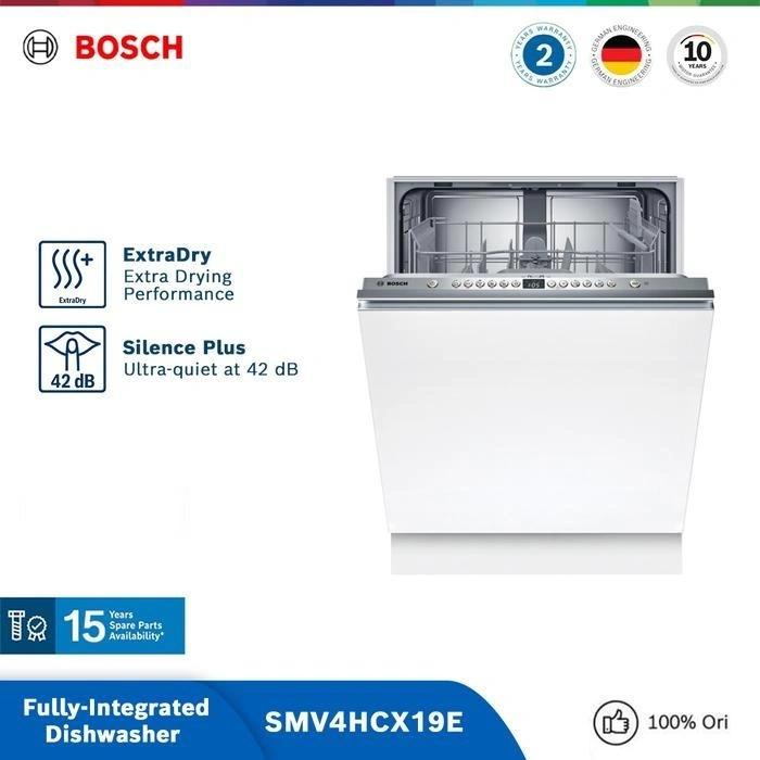 Bosch SMV4HCX19E Fully-Integrated Dishwasher / Mesin Pencuci Piring 60cm Series 4