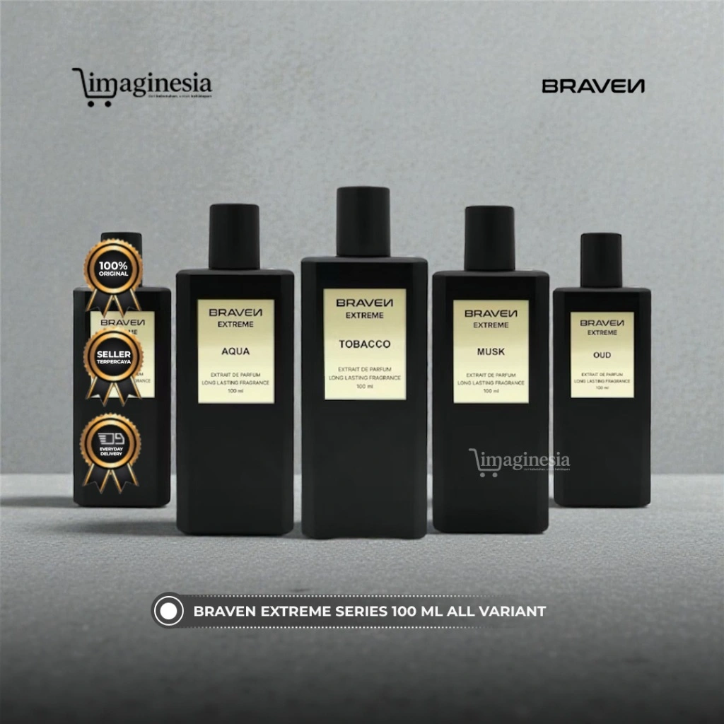 Braven Extreme Series 100ML - Parfum Pria Wangi Tahan Lama - Long Lasting - Extrait Parfum