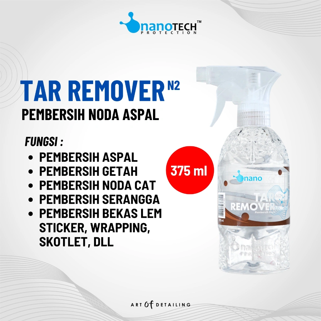 Bug & TAR REMOVER - Pembersih Aspal - nanoTECH PROTECTION - Pembersih Sticker - Pembersih Lem Skotlet Wrapping - Penghilang Aspal - Penghilang Sticker - Penghilang Lem Skotlet Wrapping