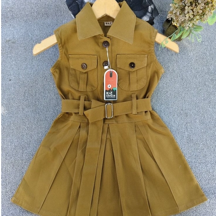 DRESS anak Miyako//atasan anak perempuan 1 sampai 8 tahun bahan streatch melar