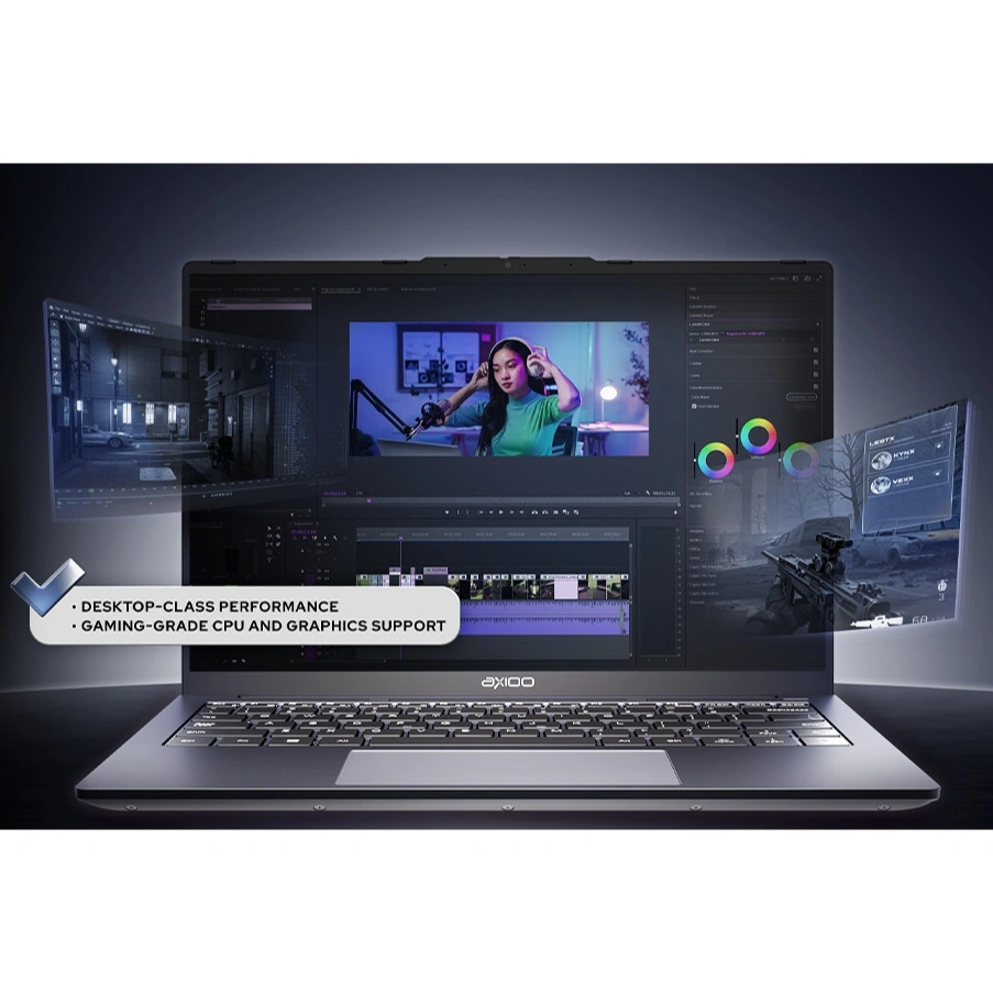 AXIOO Hype 7 X9 AMD RYZEN 7 8745HS RAM32GB DDR5 SSD2TB 14+ FHD IPS WINDOWS 11
