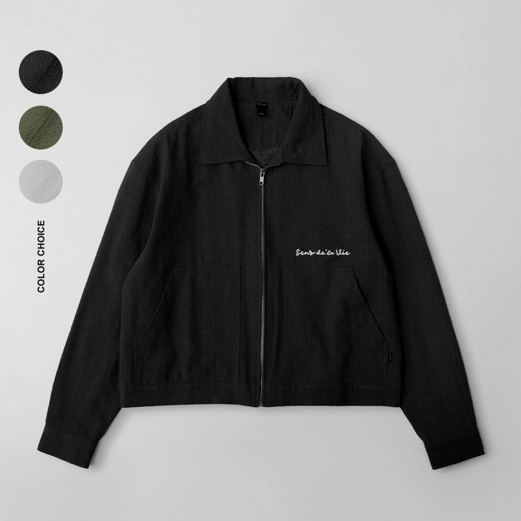 UNCLEJIN - Lisbon Linen Yamazaki Boxy Jacket