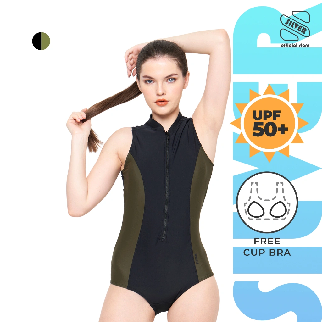 SILVER Baju Renang Wanita Tanpa Lengan - 11002
