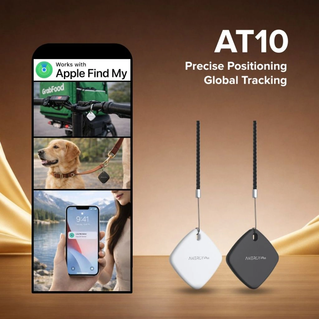Airbot Anergy+ Tracker Tag AT10 compatible with iOS device