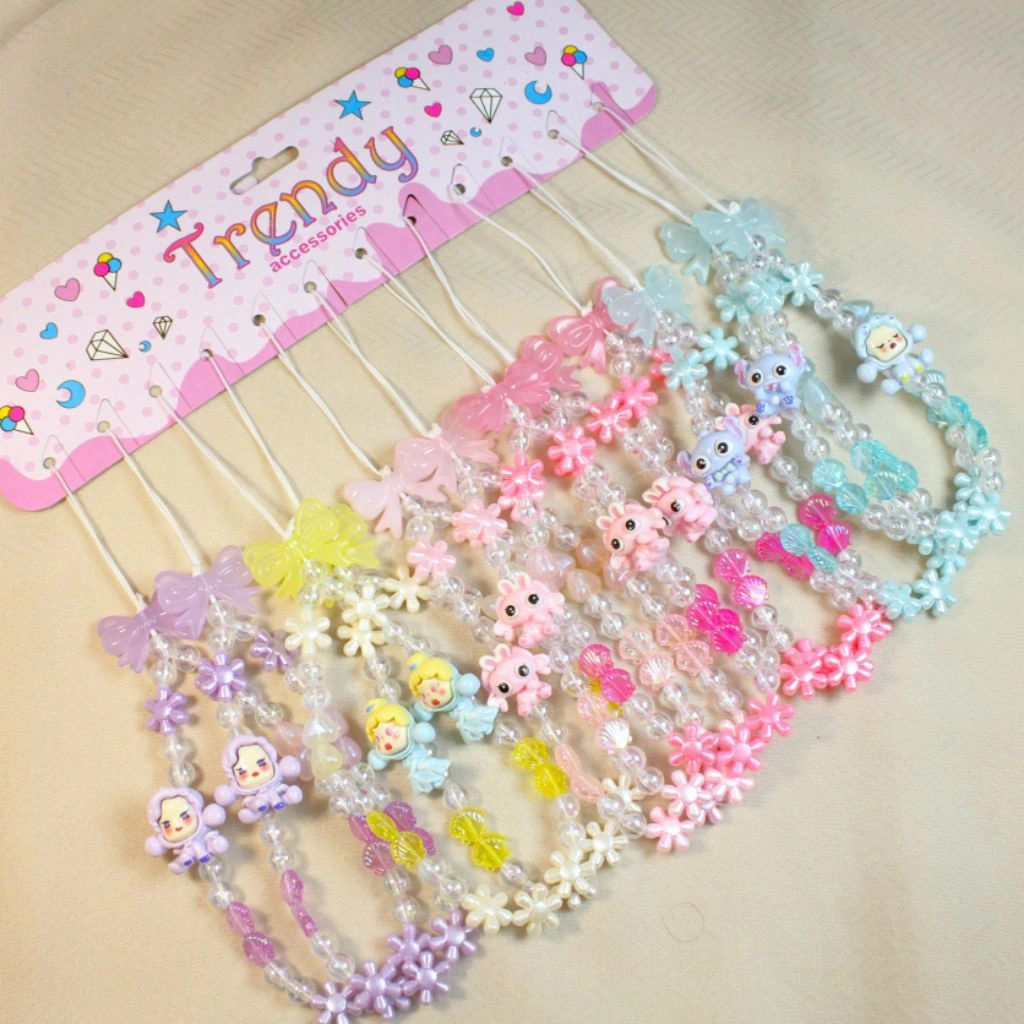 12pcs Phone Strap HP Tali AESTHETIC Gantungan TALI HP KUPU mutiara bening glass beads SANRIO LANYARD aksesoris HP manik TERMURAH