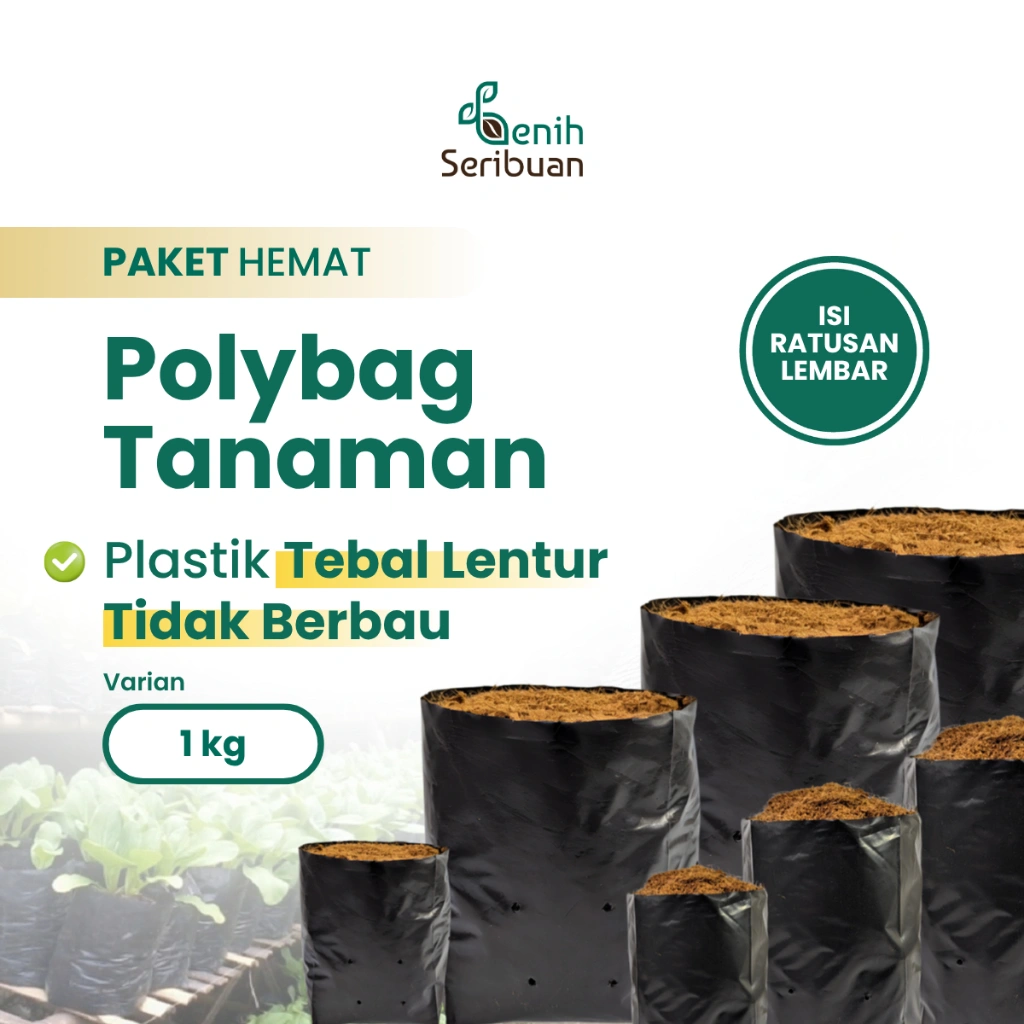 Polybag Tanaman Kiloan All Varian Berkulitas untuk Tanaman Sayur dan Buah