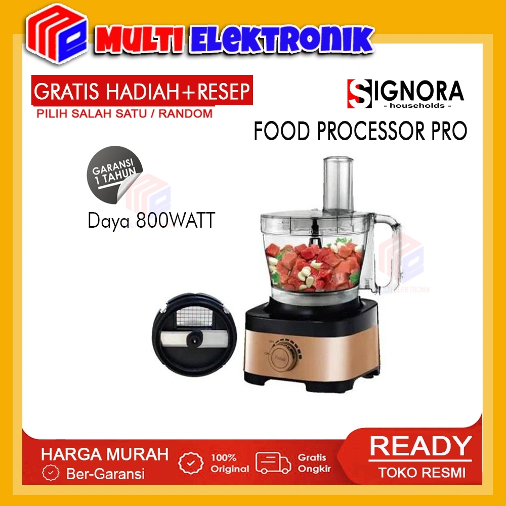Signora Food Processor Pro Cubic Cutter - Pengolah Makanan Multi Fungsi