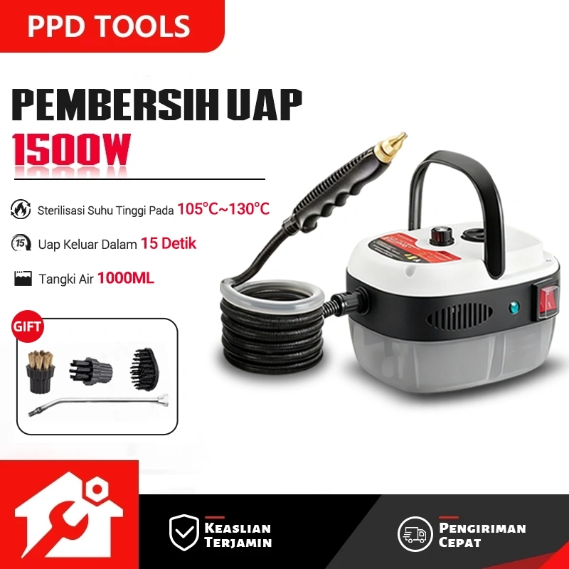 PPD Mesin Pembersih Uap 3bar Mesin Pembersih Uap Bertekanan Tinggi Suhu Tinggi Kap Mesin Pembersih Ac 1l Alat Rumah Tangga Desinfeksi Alat Pembersih Multifungsi