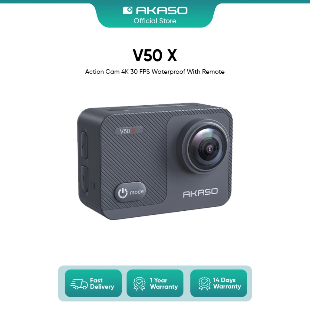 AKASO Action Camera V50 X New Version 4K 30FPS With Remote