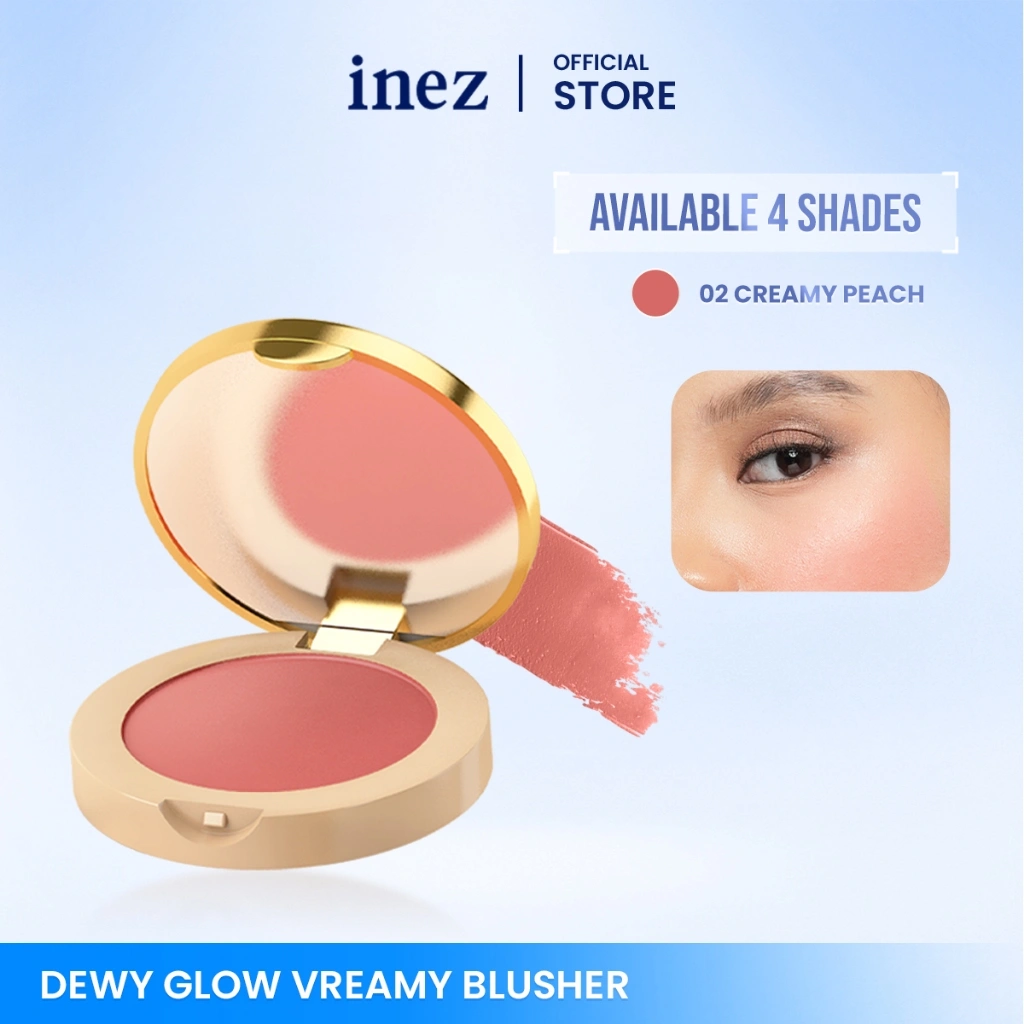 INEZ DEWY GLOW CREAMY BLUSHER - Cream Blush Viral Pigmented