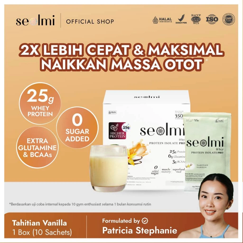 Seolmi Whey PRO Protein Isolate - Vanilla - Box 350g