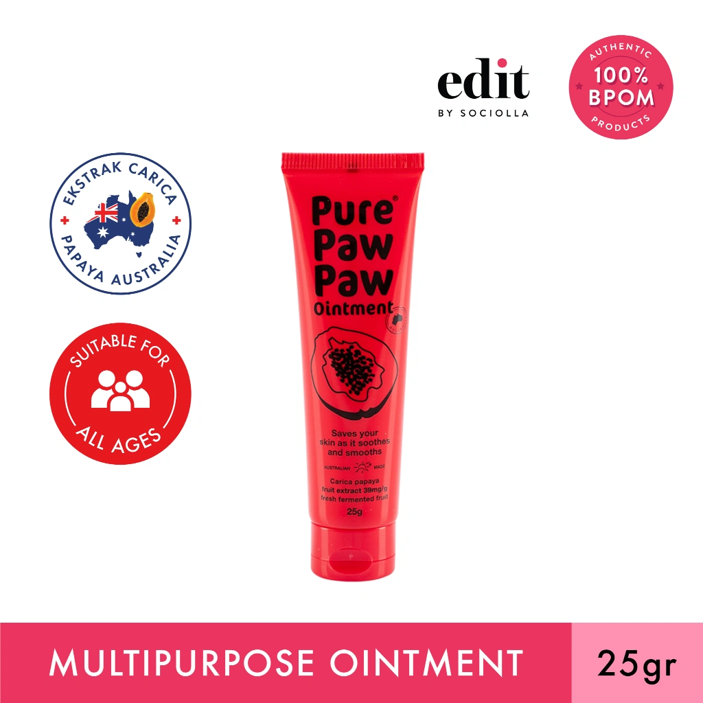 Pure Paw Paw Original - 25 gr - Krim Gel Salep Multifungsi ( Lip Balm, Ruam Popok ) - Body Care