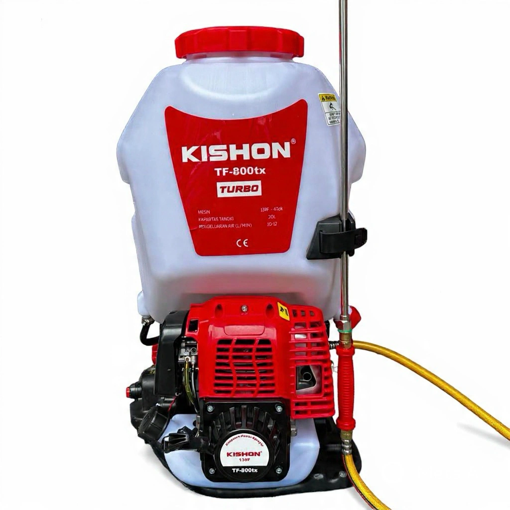 Mesin Sprayer TURBO Chamber Semprot Hama Gendong 4Tak 20L KISHON TF800tx ATMOZ Double Chamber Pipa Staenliss AT824 4Tak AT822 2Tak 20L Thailand