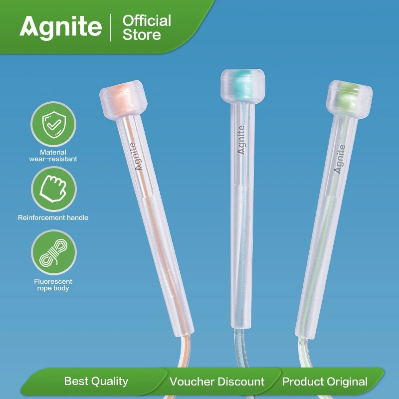 Agnite Tali Skipping / Jump Rope / Lompat Loncat Tali Transparan Alat Olahraga High Quality ER035