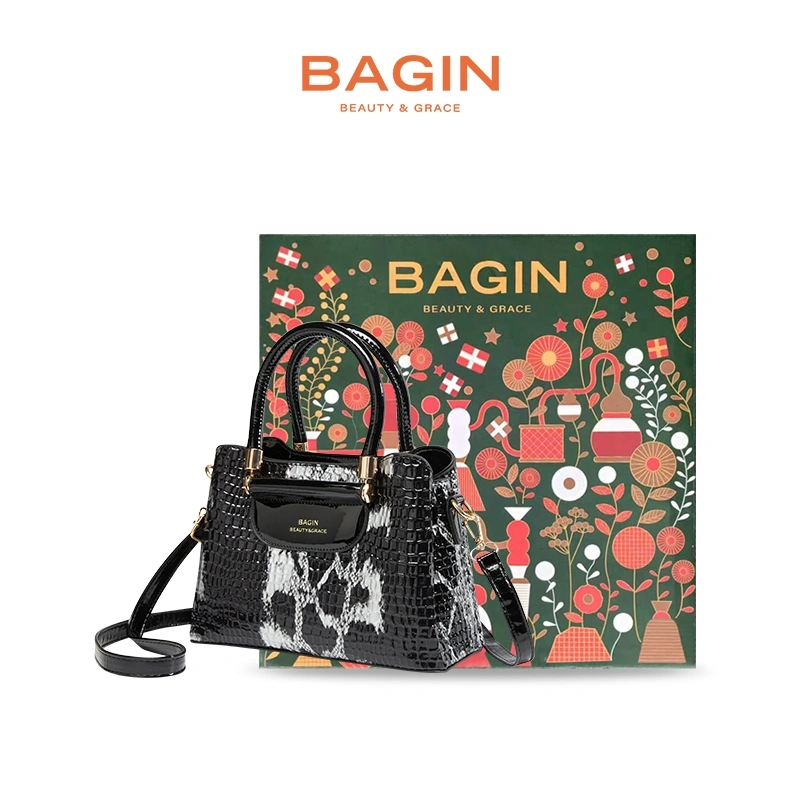 BAGIN  Koleksi Tas Terbaru Ivanka Bag -  Luxury Trendy Faux Leather Women Handbag tas wanita236