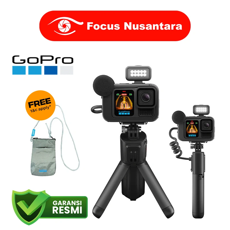 GoPro Hero13 Black Creator Edition Action Camera / Go Pro Hero 13 Black Cam GARANSI RESMI