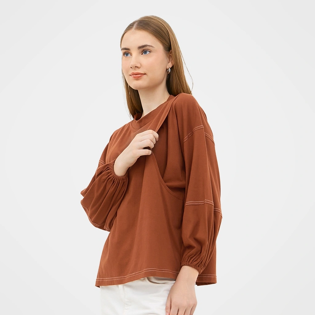 Nyonya Nursing Wear - Frida - Baju Ibu Hamil Dan Menyusui