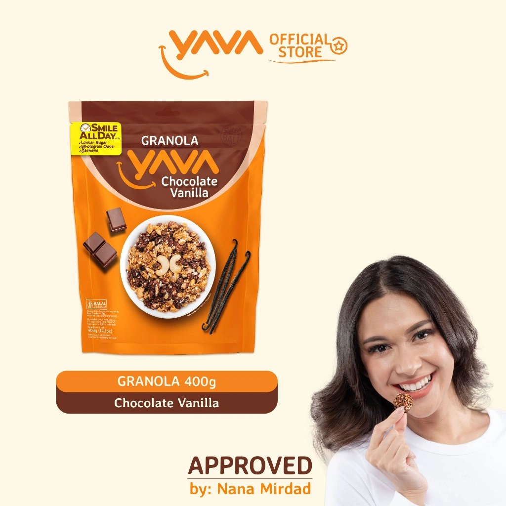 YAVA Granola Chocolate Vanilla 400g
