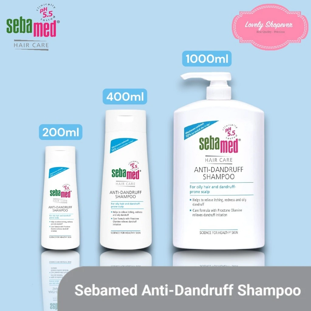 Sebamed Anti Dandruff Shampoo Dandruf Dendruf Dendraf Dendruff 200 ML 400 ML 1000 ML BPOM SAMPO KETOMBE