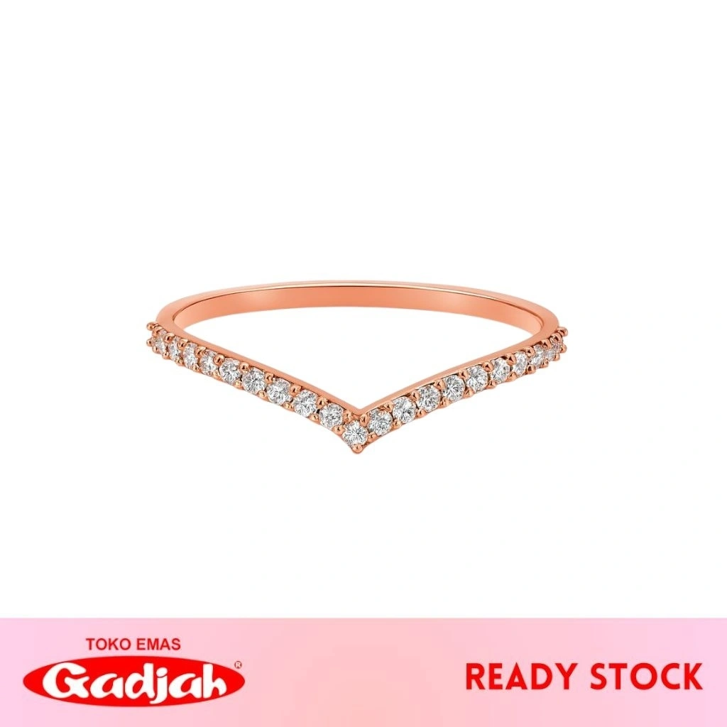 Cincin Emas Villy - NEW MODEL - Super Ringan Muda - Toko Emas Gadjah