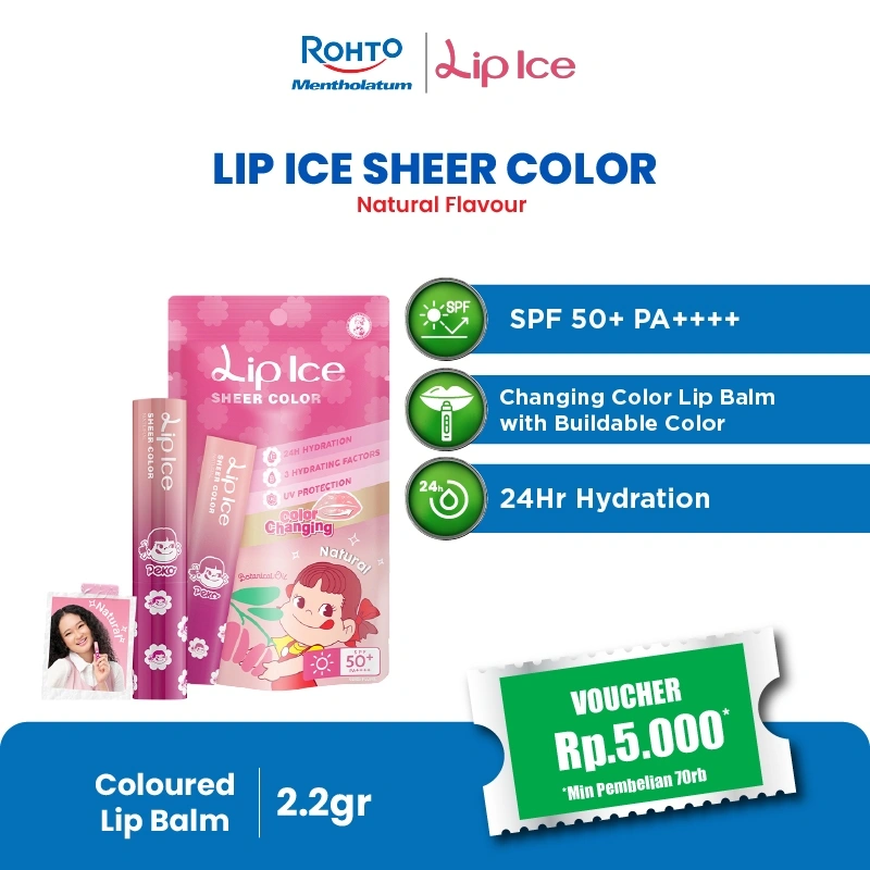 Lip Ice Sheer Color Natural - 2.2gr