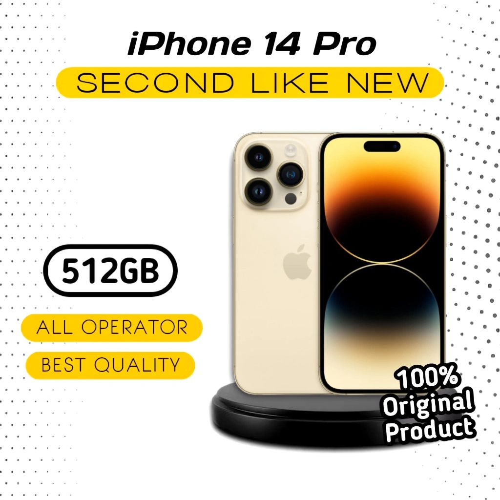 IP 14 PRO 128GB 256GB SECOND ORI MULUS 100%FULLSET