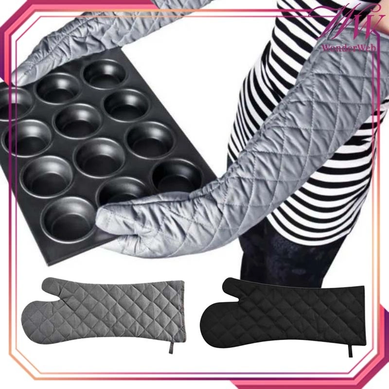 Oven Glove 45cm Oven Mitts Sarung Oven Tangan Sarung Tangan Baking Anti Panas Sarung Tangan Microwave
