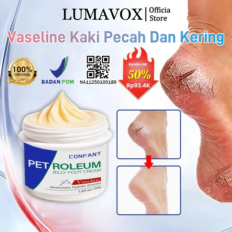 LUMAVOX Cream Kaki Pecah Dan Kering Perawatan Kaki Untuk Mulus Foot cream Obat Kaki Pecah Pelembab Kaki Kering Dan Pecah Penghilang Kapalan Di Kaki Penghalus Tumit Kaki