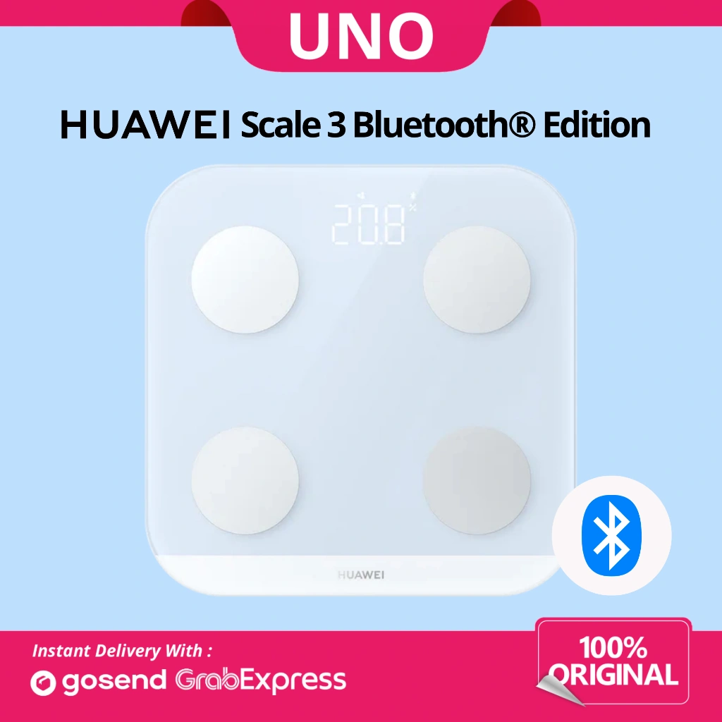 HUAWEI Smart Body Fat Scale 3 Bluetooth Version Precision Health Monitoring Measures 10+ Body Metrics