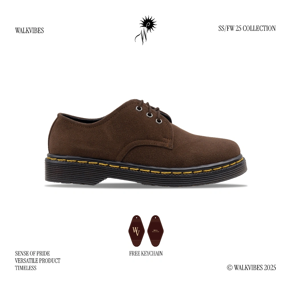 Sepatu Derby Basic | Manson Brown | Walkvibes