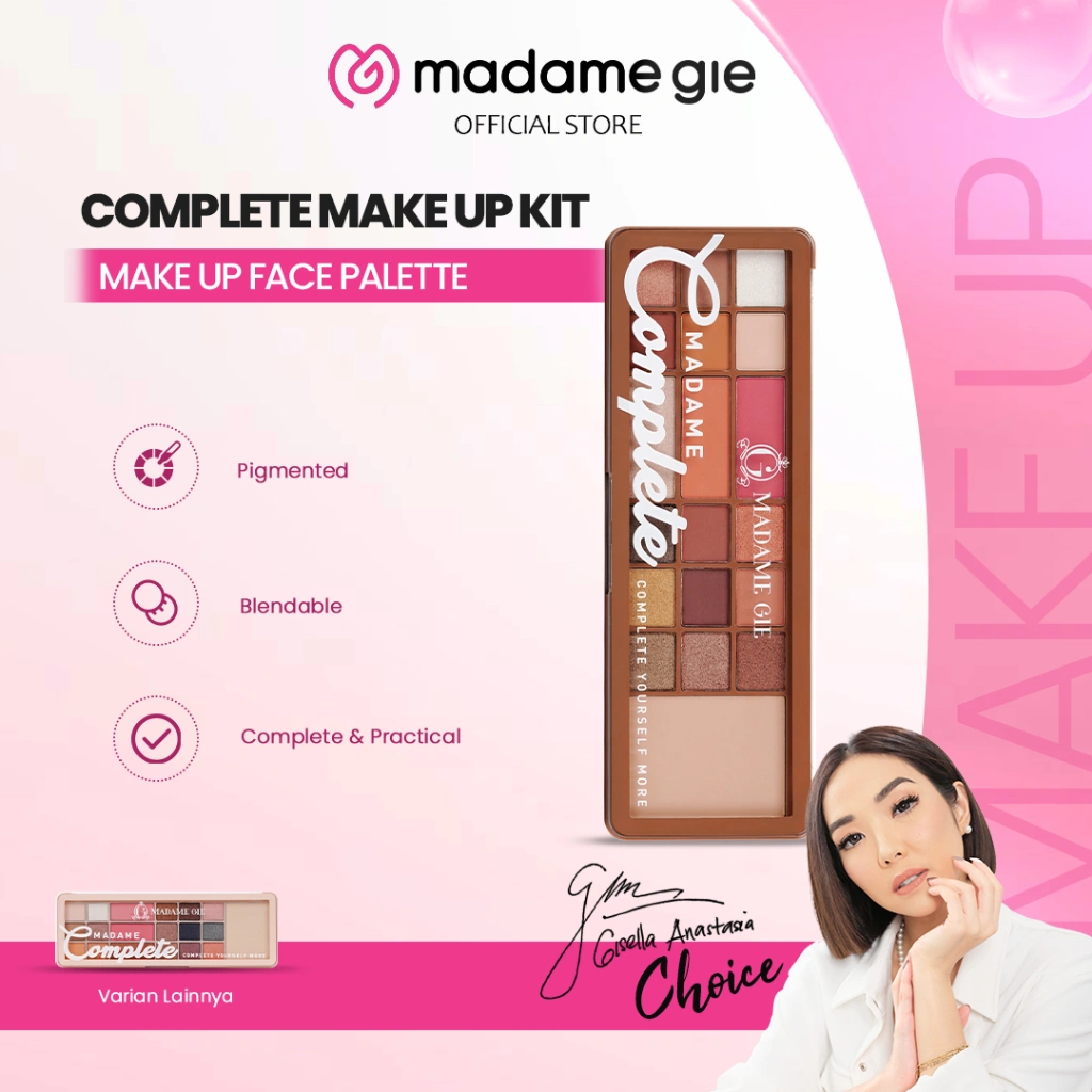 Madame Gie Madame Complete Make Up Kit - MakeUp Face Pallete