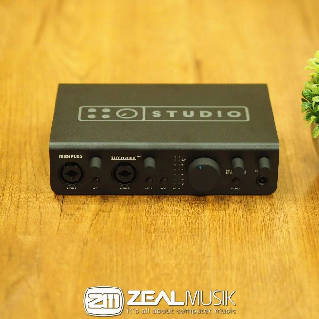 Flash Sale!! MIDIPLUS STUDIO 2 PRO - USB Audio Interface - Zeal Musik Jogja