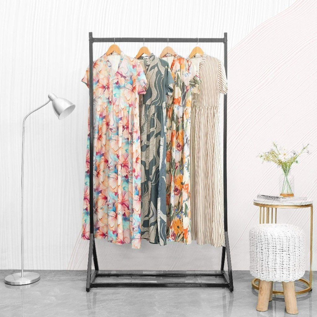 Lunaci Flower Edition Maxi Dress V