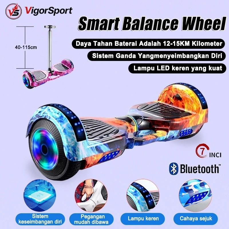 Terbaru Smart Balance Wheel / segway / Smart Balance Hover Board Hoverboard 7 Inch