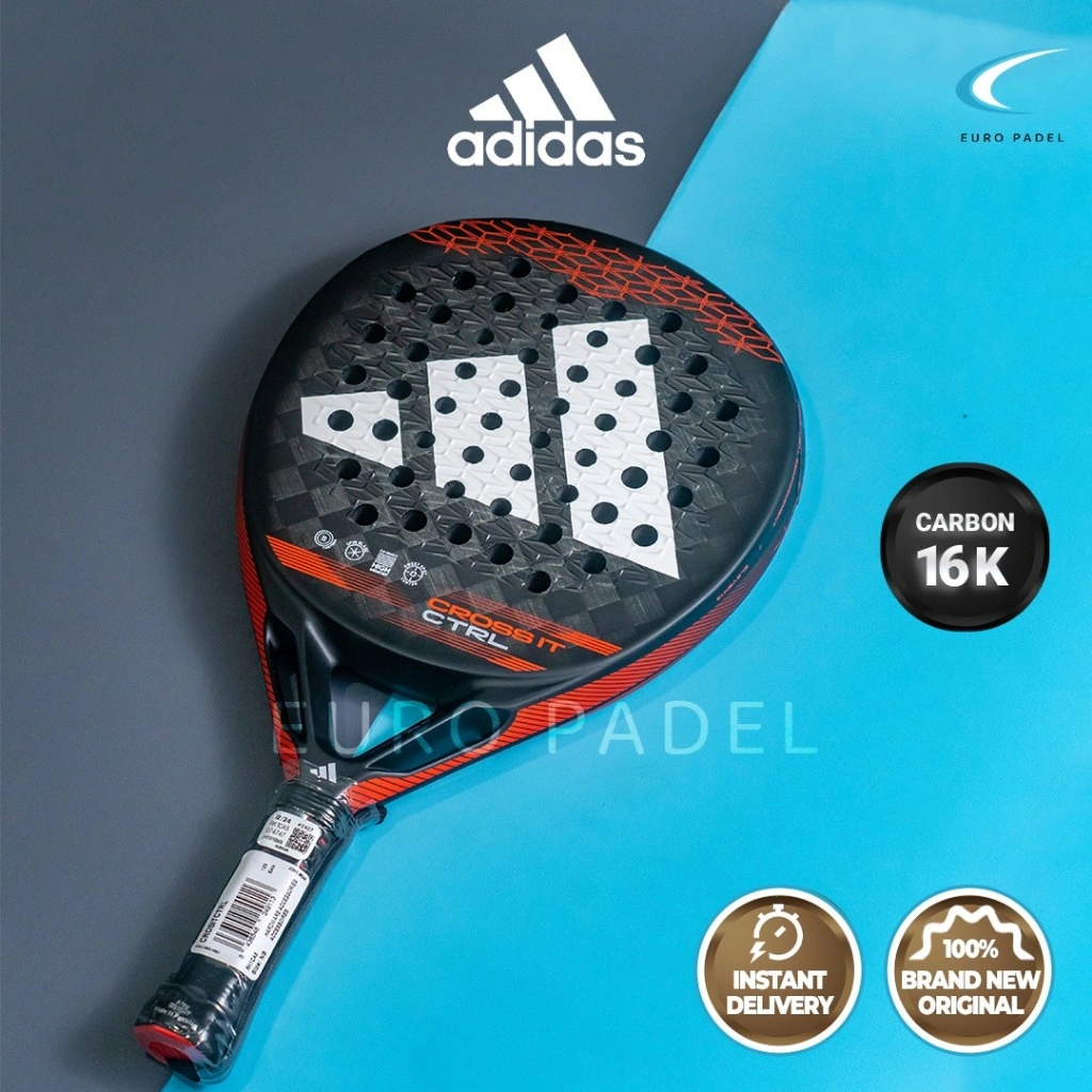 ADIDAS CROSS IT CONTROL CARBON 15K Advanced Round Racket Padel Original