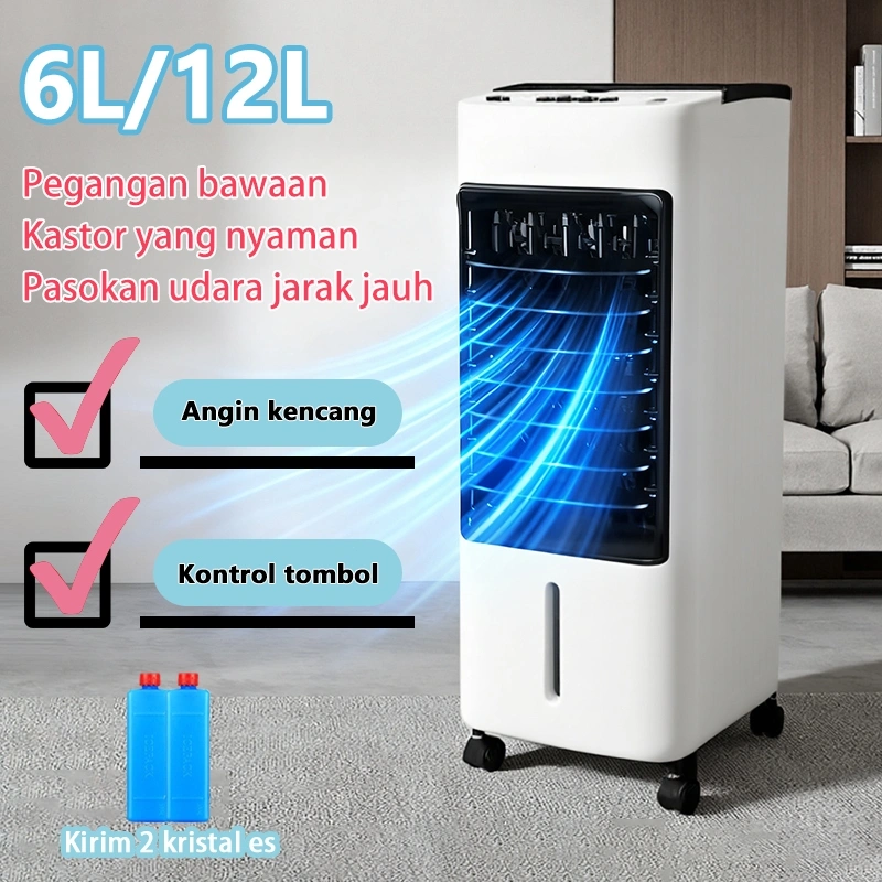 Garansi 30 tahun  Air Cooler 6L - Free Two Ice Pack Ac Portable 1/2 Pk Low Watt