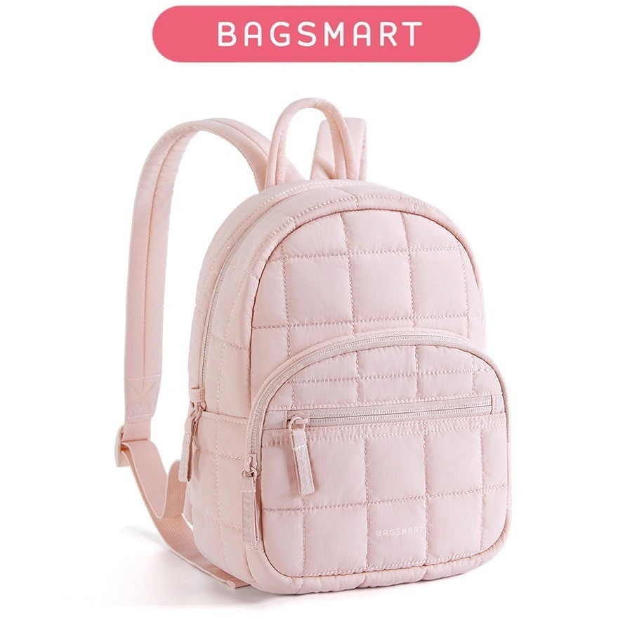 BAGSMART Mini Backpack Laptop 9.7Inch for Women Travel Backpack Kuliah Travel Ransel Quilted Water