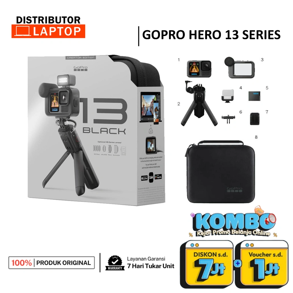 kamera GoPro Hero 13 Creator Edition / Bundle Pack action cam
