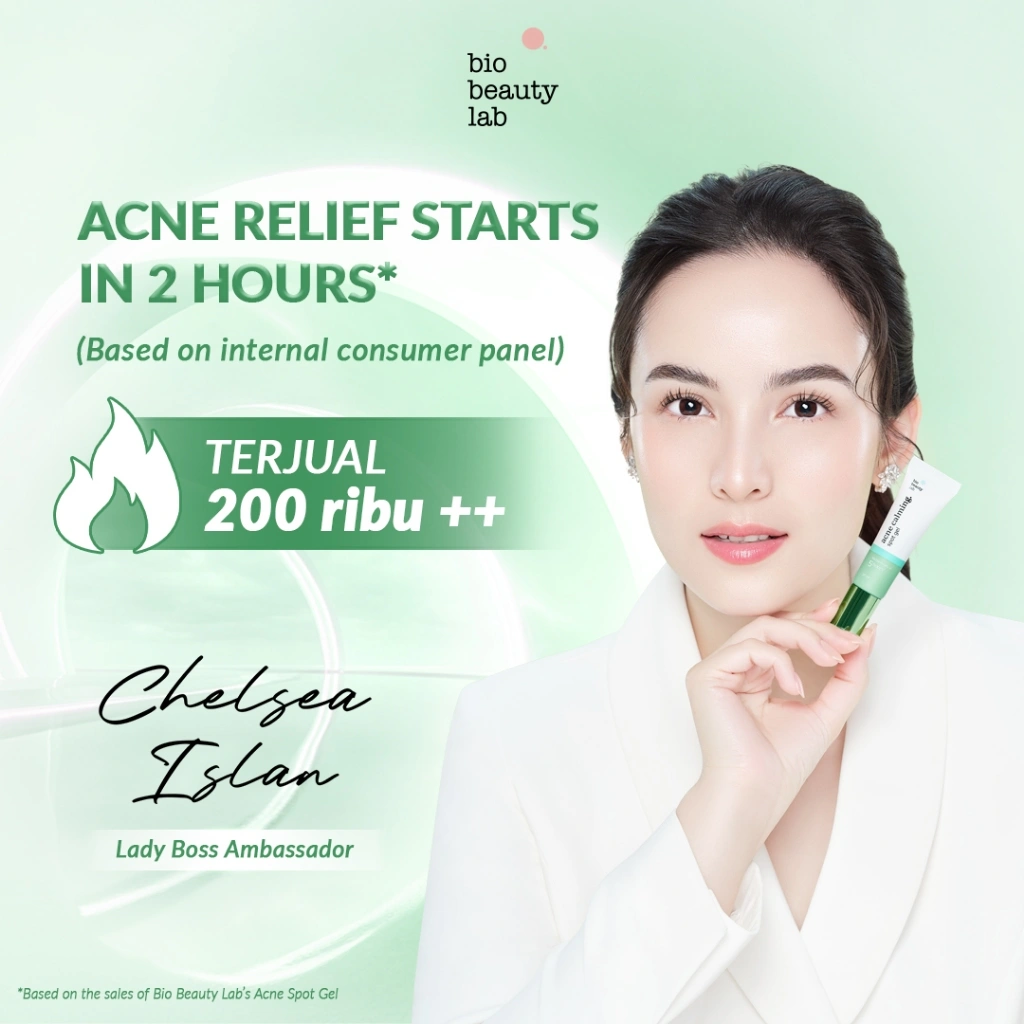 Bio Beauty Lab Acne Spot Gel 10ml | Obat Totol Jerawat Reda Dalam 5 Jam Ampuh Menyamarkan Noda Bekas Jerawat Bruntusan