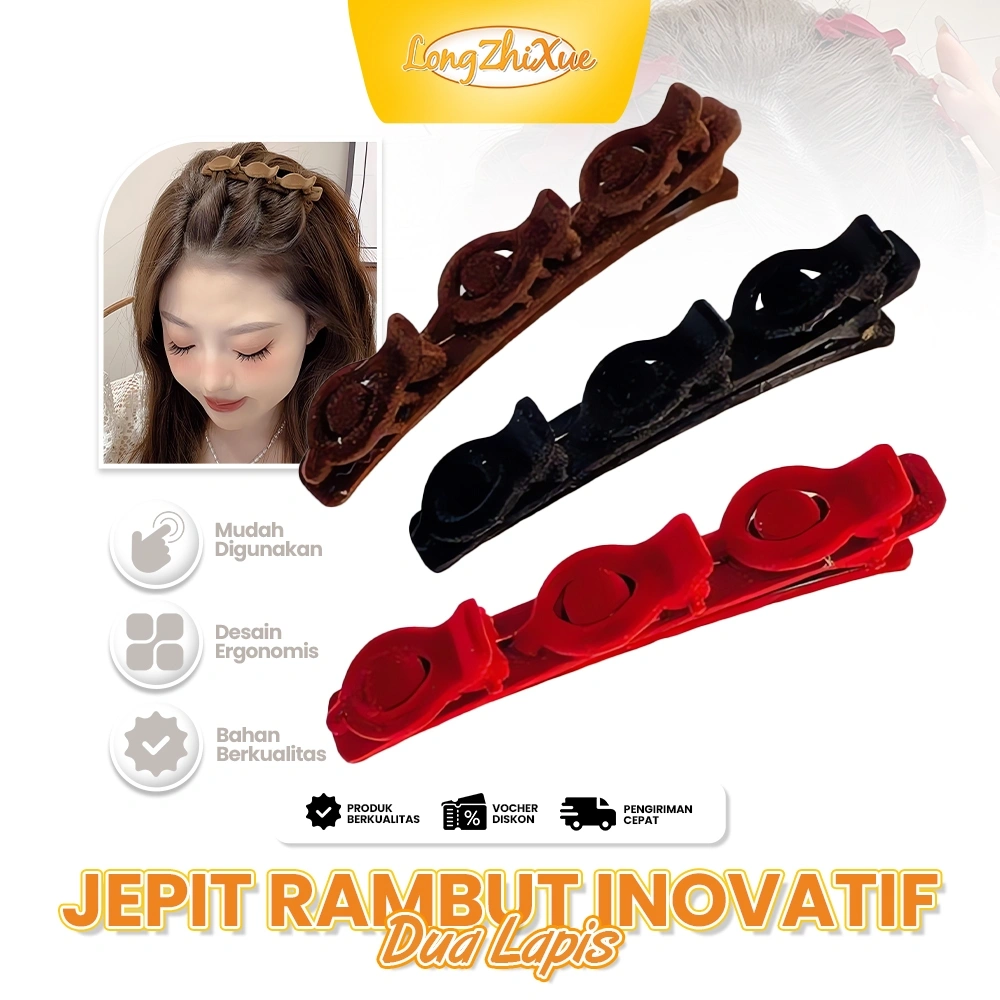 Gaya Korea jepit rambut princess anti slip Clips&Hair Pins kepang princess rambut aksesoris rambut