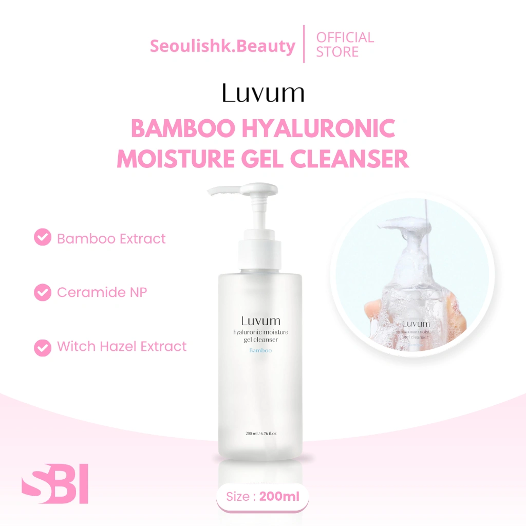 LUVUM Bamboo Hyaluronic Moisture Gel Cleanser ( 200ml )