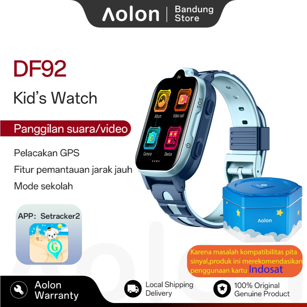 Aolon DF92 Kids Smartwatch GPS 4G SOS Call || Aolon DF92 GPS 4G Kids Watch SOS Video Call