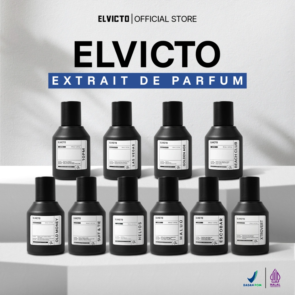 ELVICTO EXTRAIT DE PARFUM 35ml | Extrait de Parfum Minyak Wangi Tahan Lama Parfum Unisex Parfum Pria Tahan Lama Parfum Cowo Parfum Tahan Lama Parfum Wanita Tahan lamaParfum Awet 12 jam EDP BPOM