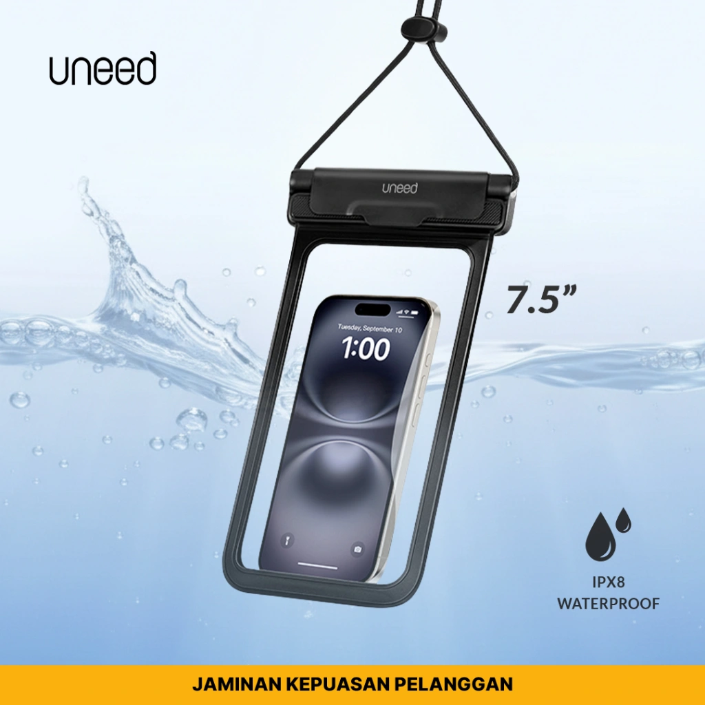 UNEED Waterproof Travel Bag / Phone Case Anti Air Up to 6.9inch – UWB102